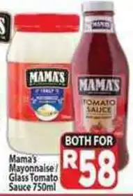 Supa Store Mama's Mayonnaise / Glass Tomato Sauce offer