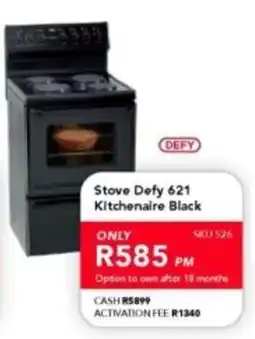 Astra Furnishers Defy Stove 621 Kitchenaire Black offer