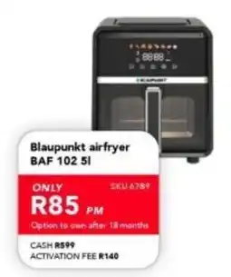 Astra Furnishers Blaupunkt airfryer BAF 102 offer