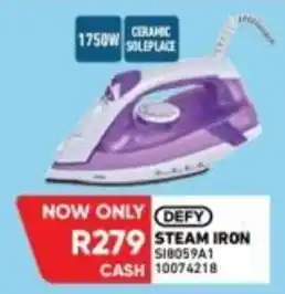 Furnmart DEFY STEAM IRON offer