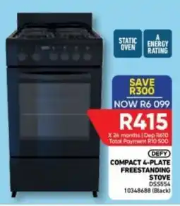 Furnmart DEFY COMPACT 4-PLATE FREESTANDING STOVE offer