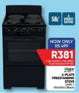 Furnmart Univa 4-Plate Freestanding Stove offer