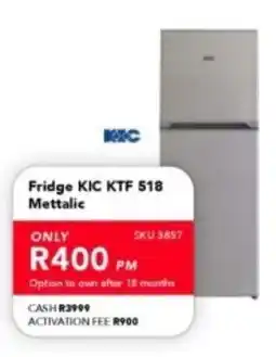 Astra Furnishers KIC Fridge KTF 518 Mettalic offer