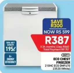 Furnmart DEFY ECO CHEST FREEZER offer