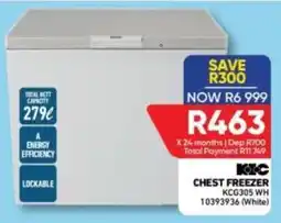 Furnmart KIC chest freezer offer