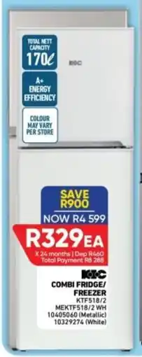 Furnmart KIC combi fridge/ freezer offer