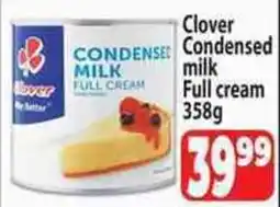 Supa Store Clover Condensed milk Full cream offer