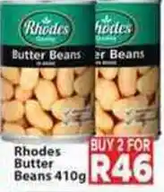 Supa Store Rhodes Butter Beans offer