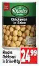 Supa Store Rhodes Chickpeas in Brine offer