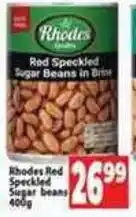 Supa Store Rhodes Red Speckled Sugar beans offer