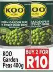 Supa Store Koo Garden Peas offer