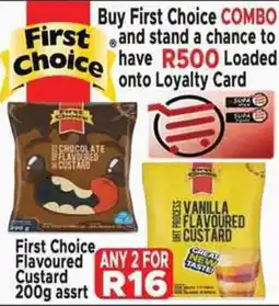 Supa Store First Choice Flavoured Custard Assorted offer
