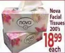 Supa Store Nova Facial Tissues offer