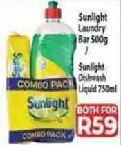 Supa Store Sunlight Laundry Bar / Sunlight Dishwash Liquid offer