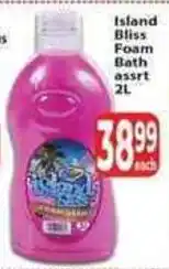 Supa Store Island Bliss Foam Bath Assorted offer