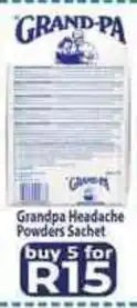 Supa Store Grandpa Headache Powders Sachet offer