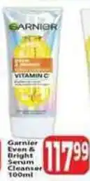 Supa Store Garnier Even & Bright Serum Cleanser offer