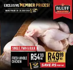 Bluff Meat Supply Bluff Fresh Whole Chicken offer