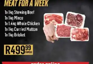 Bluff Meat Supply Meat for a Week offer