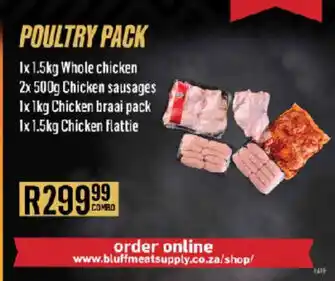 Bluff Meat Supply POULTRY PACK offer