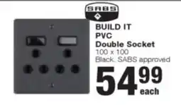 Build It SABS BUILD IT PVC Double Socket offer