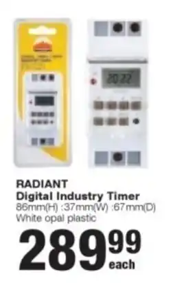 Build It RADIANT Digital Industry Timer offer