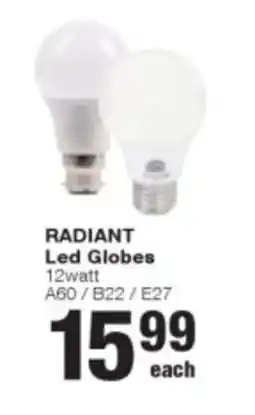 Build It RADIANT Led Globes offer