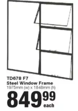 Build It TD678 F7 Steel Window Frame offer
