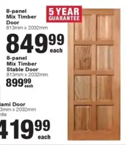 Build It 8-panel Mix Timber Door offer