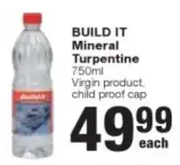 Build It BUILD IT Mineral Turpentine offer