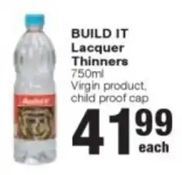 Build It Build it Lacquer Thinners offer