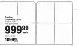 Build It Double Driveway Gate offer