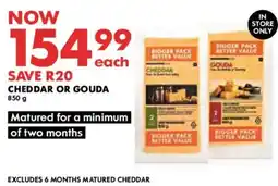 Woolworths Cheddar or Gouda offer