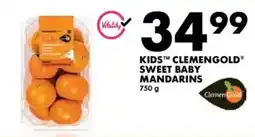 Woolworths Kids ClemenGold Sweet Baby Mandarins offer