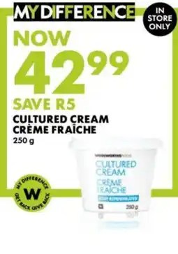 Woolworths Cultured Cream Crème Fraîche offer