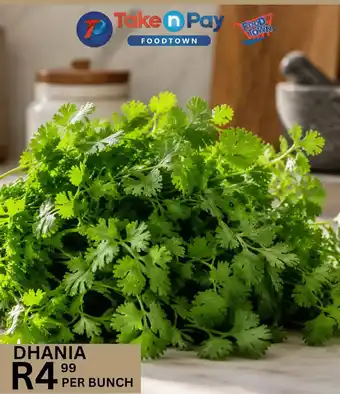 Take 'n Pay Dhania offer