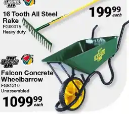 Mica Lasher 16 Tooth All Steel Rake offer