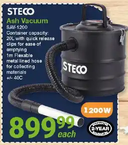 Mica STECO Ash Vacuum offer