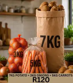 Take 'n Pay Potato + Onions + Carrots offer