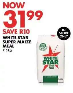 Woolworths White Star Super Maize Meal offer