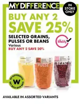 Woolworths Selected Grains, Pulses or Beans offer