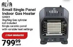 Mica ALVA Small Single Panel Indoor Gas Heater offer