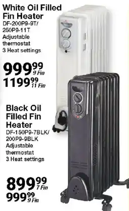 Mica White Oil Filled Fin Heater offer