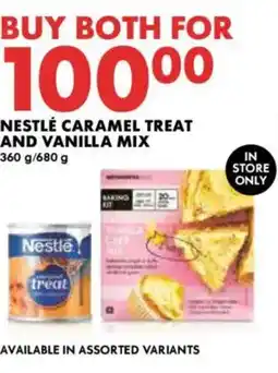 Woolworths Nestlé Caramel Treat and Vanilla Mix offer