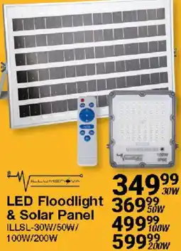 Mica ILLUMENVA LED Floodlight & Solar Panel offer