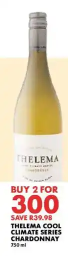 Woolworths Thelema Cool Climate Series Chardonnay offer