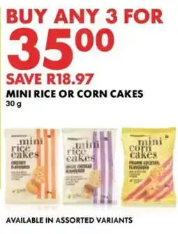 Woolworths mini rice cakes offer