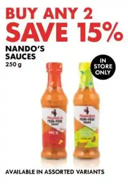 Woolworths Nando's Sauces offer