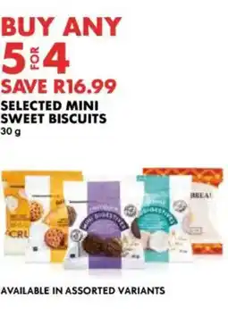 Woolworths Selected Mini Sweet Biscuits offer