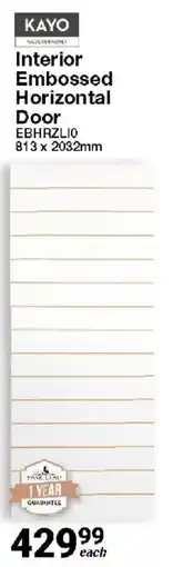 Mica Kayo Interior Embossed Horizontal Door offer